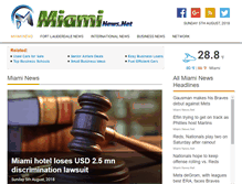 Tablet Screenshot of miaminews.net